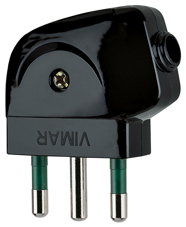 2P+E 16A S17 90°-plug black