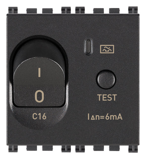 1P+N C16 RCBO 120-230V 6mA grey
