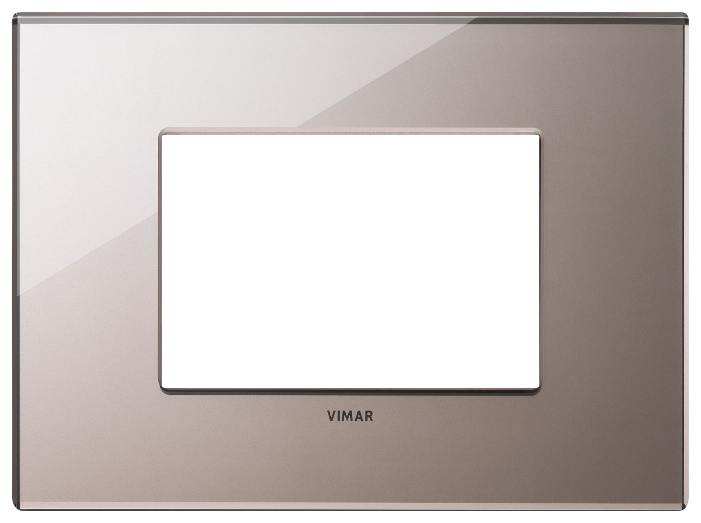 Plate 3M mirror glass shiny bronze