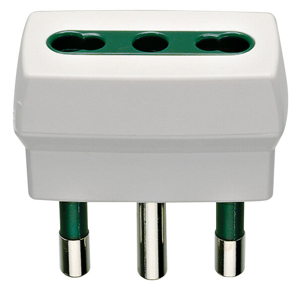 S17 adaptor +P17/11 outlet white