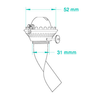 DHR 1" Burner (BR01) for 8917 and 8208