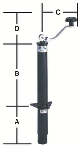 TOP WIND A-FRAME SCREW TONGUE JACK (BAL)