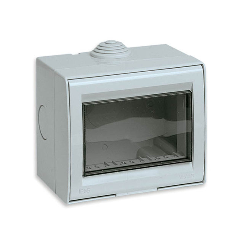 Idea IP55 Enclosure, Surface Mount, 3 Modules Grey