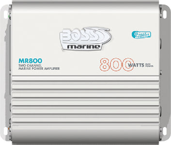800 WATT/2 CHANNEL WATER RESISTANT MARINE AMPLIFIER (BOSS AUDIO)