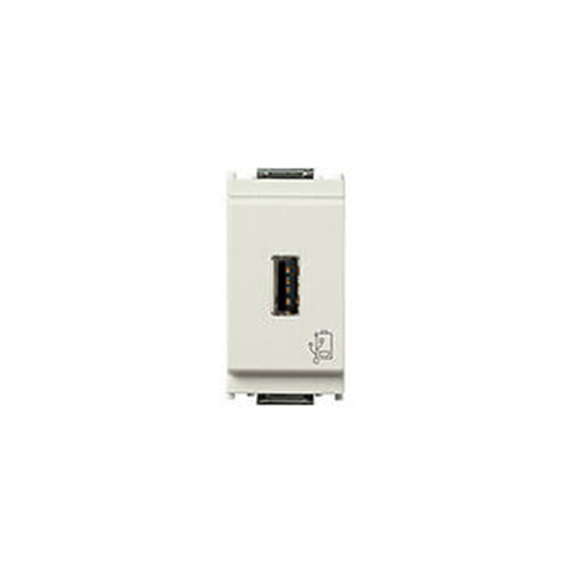 Idea High Power USB Outlet 120/230V-5V, 1M, White, Idea