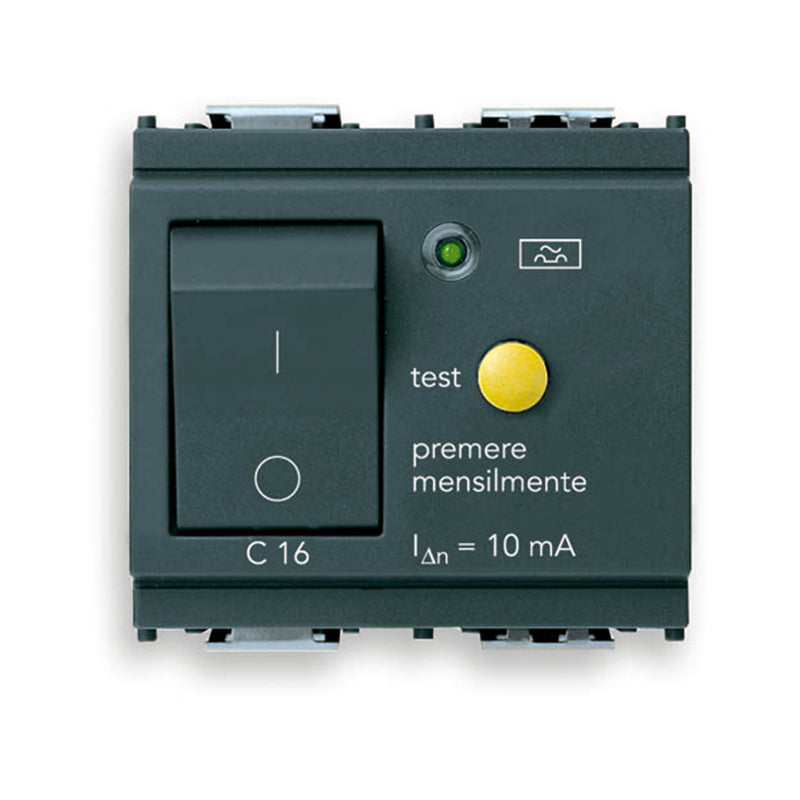 Idea Residual Current Breaker 120-230V, 50/60Hz, 3000A 2 Mods, Grey