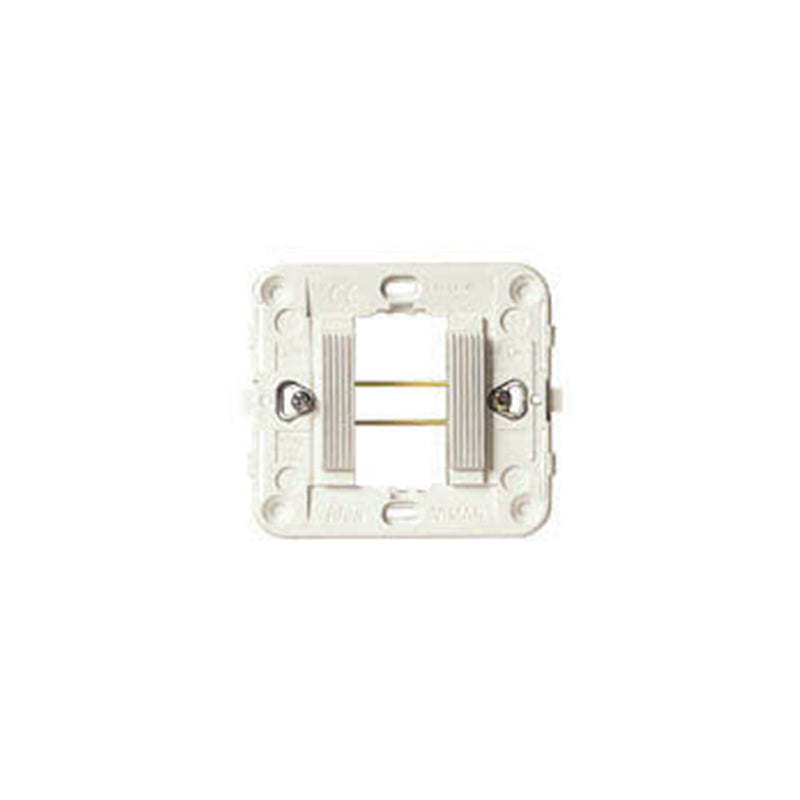 FRAME: 1M GROOVED W/CLAWS FLUSH/SURF-MNT WHITE IDEA