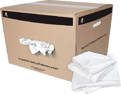 WHITE HALF TERRY TOWELS (BUFFALO INDUSTRIES)