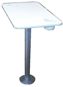 TABLE WITH STOWABLE PEDESTAL (GARELICK)