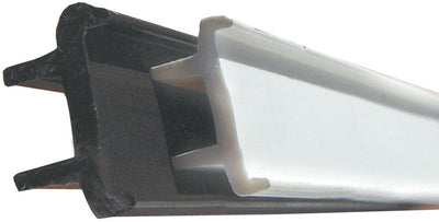 WALL TRACK FOR SNAP TAPE, PLASTIC - TYPE E (JR)