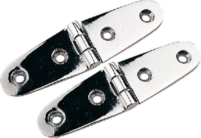 CHROME BRASS STRAP HINGE (SEA-DOG LINE)