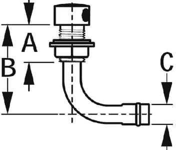90° GAS TANK VENT (SEA-DOG LINE)