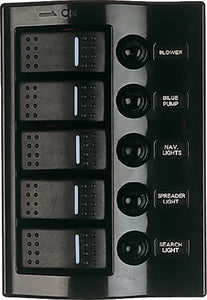 WAVE ROCKER SWITCH BREAKER PANEL (SEA-DOG)