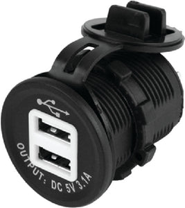 DOUBLE USB POWER SOCKET (SEA-DOG LINE)