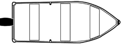 V-HULL FISHING/JON BOAT/DRIFT BOAT/V-HULL NARROW BASS BOAT (CARVER COVERS)