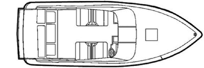 V-HULL LOW PROFILE CUDDY CABIN (CARVER COVERS)