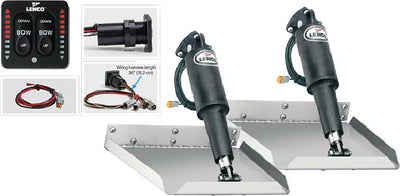 EDGE MOUNT ELECTRIC TRIM TAB KIT W/SWITCH-12 VOLT (LENCO)