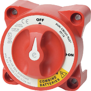 E SERIES DUAL CIRCUIT PLUS BATTERY SWITCH (BLUE SEA SYSTEMS)