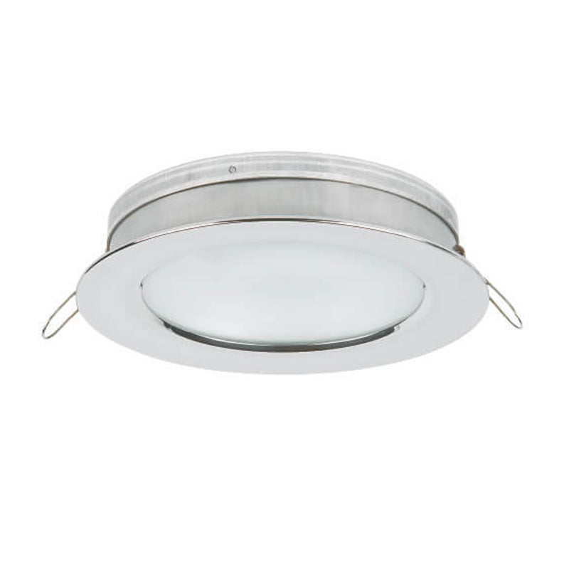 A155 PowerLED, 10-40VDC, Polished SS, Cool White/Blue, 4.7W, IP65