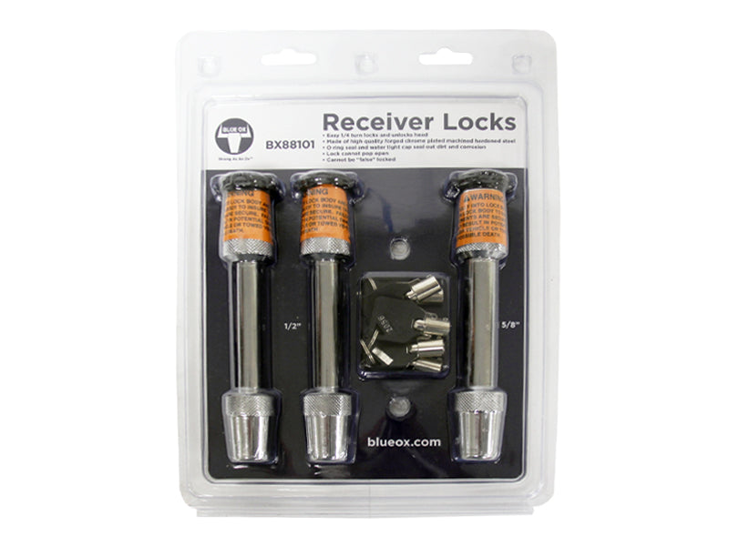 RECEIVER LOCKS (3), 2-1/2, 1-5/8