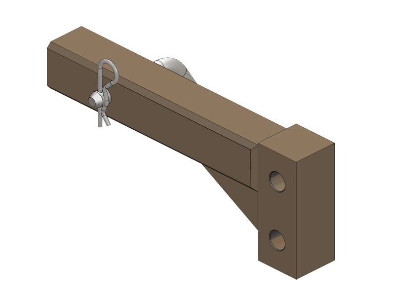 RECEIVER HITCH MOUNT, 2 H - 9 IN