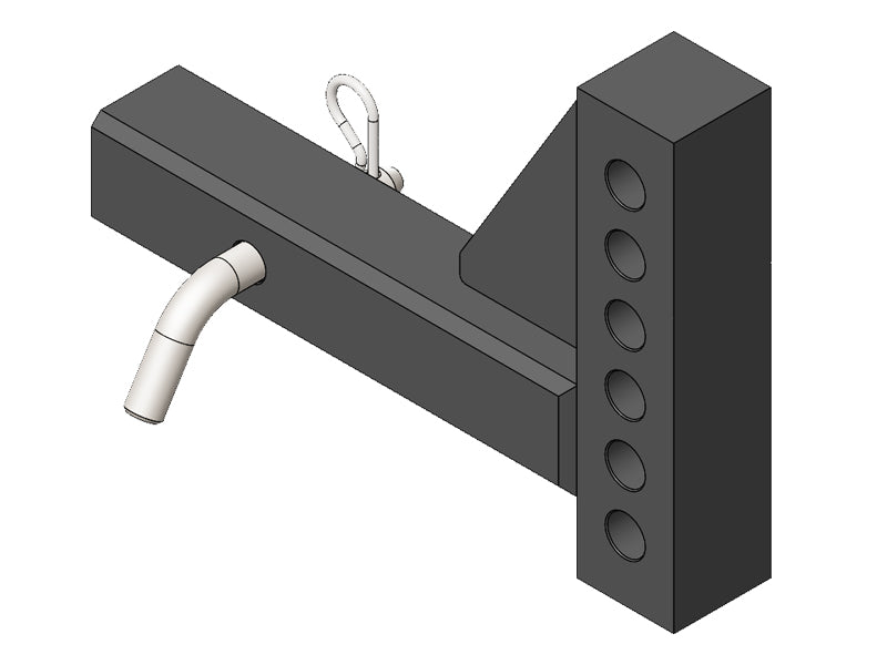 KIT, 6 HOLE SHANK W/ PIN & CLIP, 2-POINT HITCH
