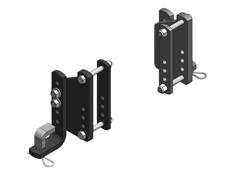 KIT, L BRKT W/MOUNT PAIR TRACK PRO/2-POINT