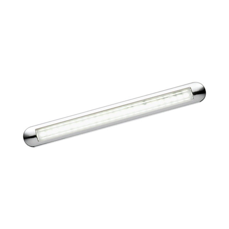 F-20 Recessed Linear TouchLED, 10-30VDC, Chrome Warm White LED, TouchLED