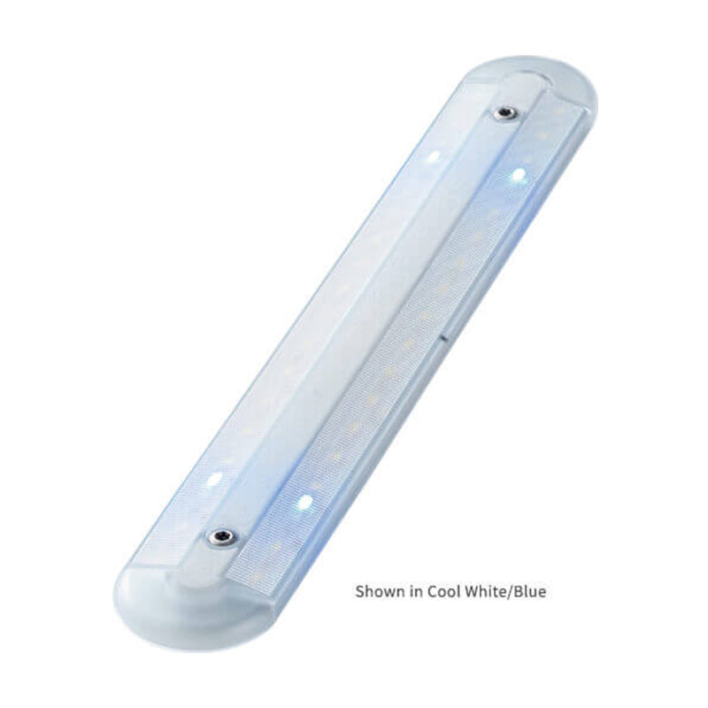 F-22 HO Linear LED, Touchsensor Switch, WW/Red Clear Housing, High Output,10-30V, 8W