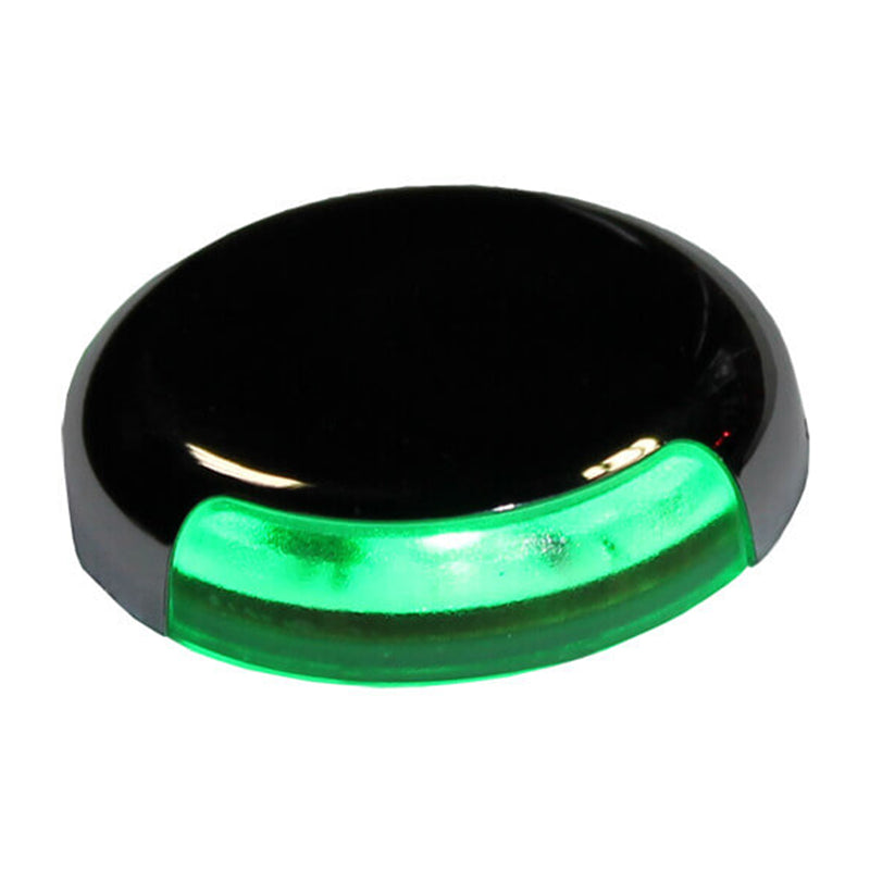 F-23 LED, Black, Green, 10-30VDC Surface-Mount Courtesy