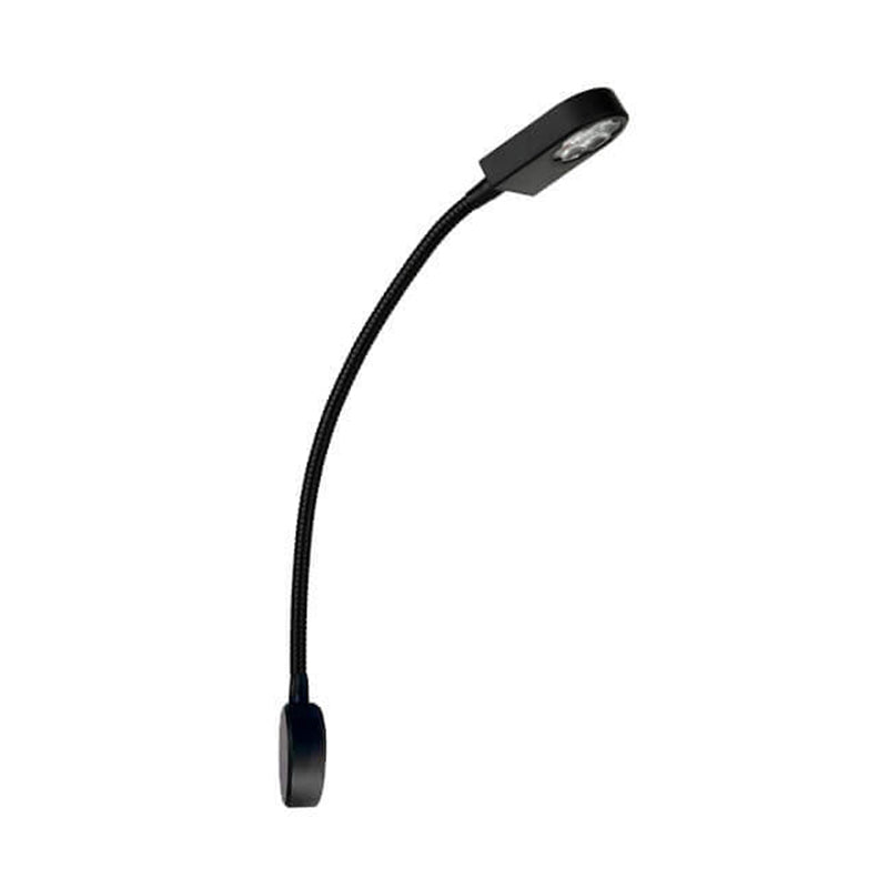 F-26 TouchLED, Black, 12" (300mm), Red Bulkhead Mount, 10-30VDC
