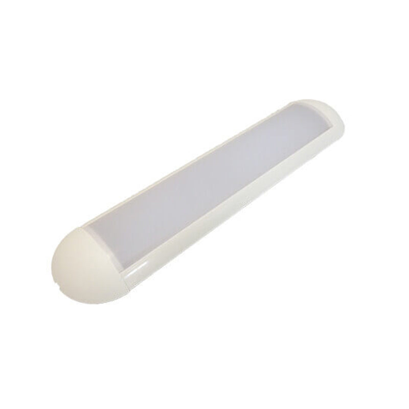 F-30.1 Stream w/sw, White, Cool White LED, 24VDC Surface-Mount Linear Fixture, 15" Length, IP40