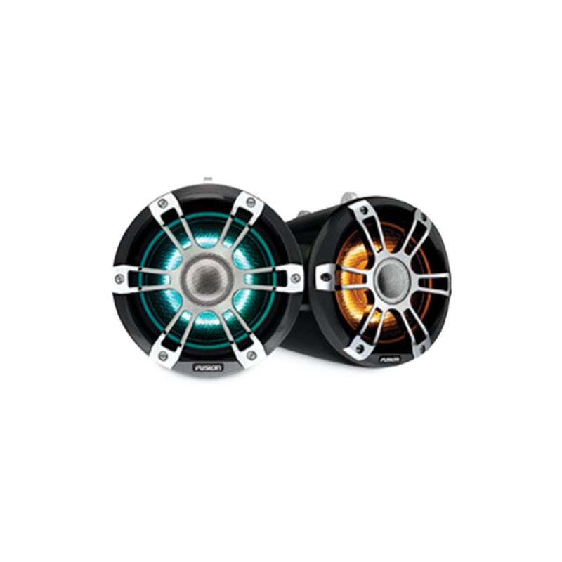 Wake Tower Speakers, 6.5", Chrome, Illum
