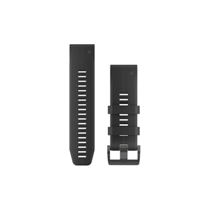 QuickFit 26 Watch Band, Black Silicone