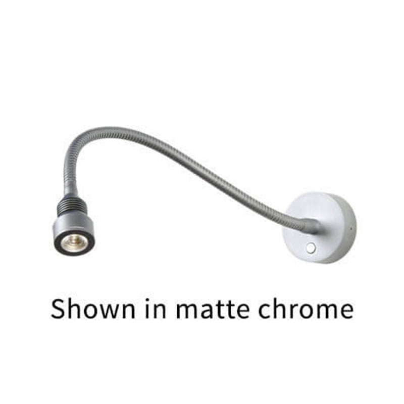 Prohn Chrome Table Mount with Switch and Dimmer 300mm, Warm, 25 DE