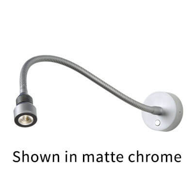 Prohn Table Lamp w/Built-in Dimmer, Chrome, 500mm 10-30VDC, Warm White, IP20