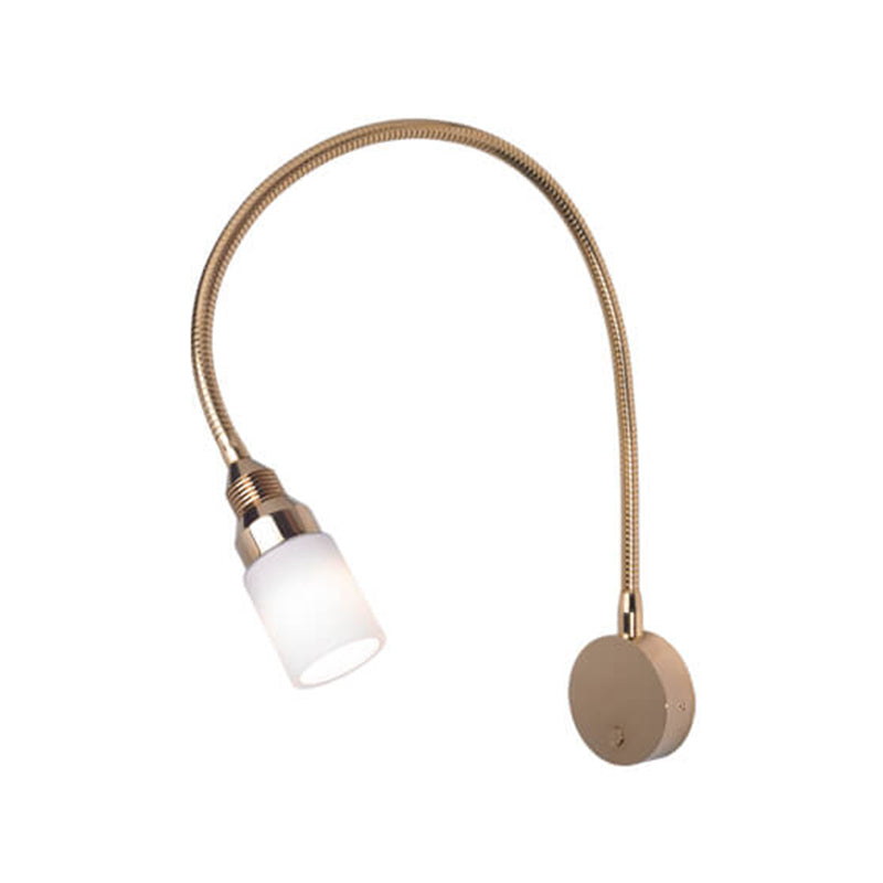 Kiel Reading & Chart LED Flex Light, Gold, 300mm Bulkhead Mounting, Built-in Dimmer, 10-30VDC
