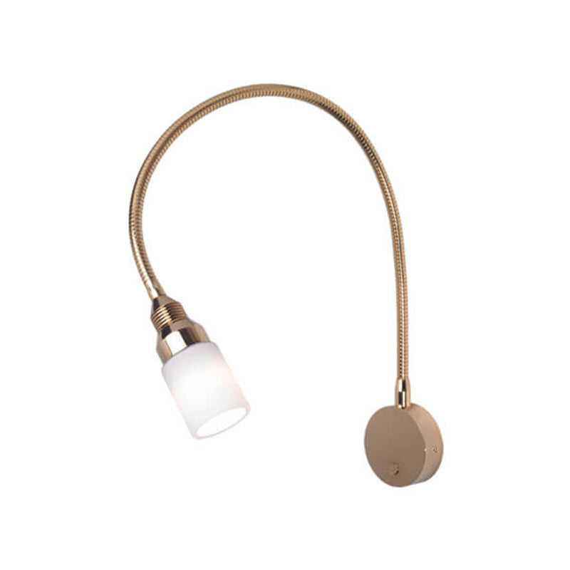 Kiel Reading & Chart LED Flex Light, Gold, 500mm Bulkhead Mounting, Built-in Dimmer, 10-30VDC