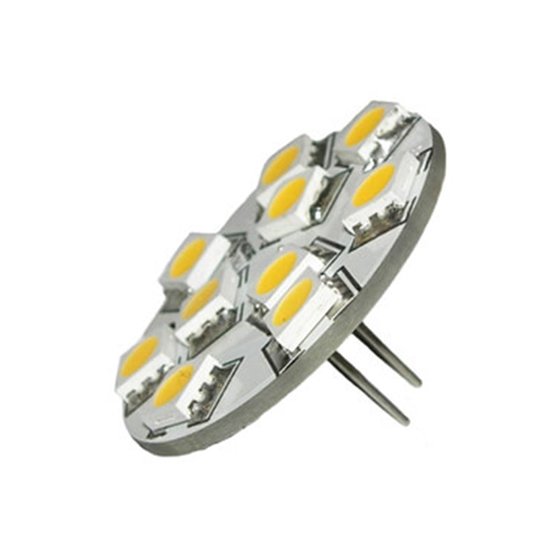 "X-Beam" LED Replacement Bulb, Blue, G4/GU4 10-30VDC, (2.2W), Directional, (Back Pin)
