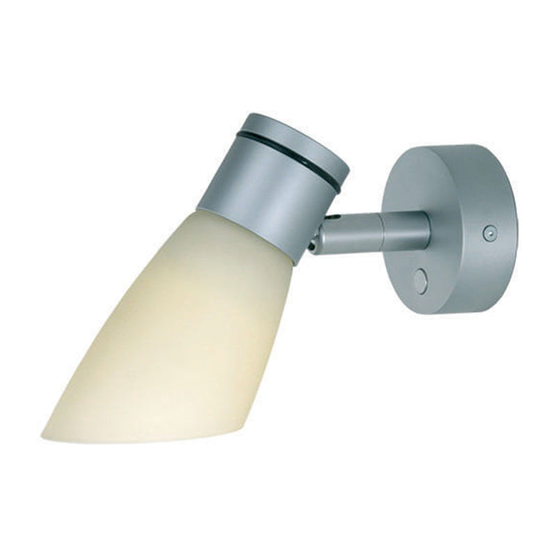 Lassan LED Reading Light, Matte Chrome Integrated Dimmer Switch, 10-30VDC, 4W