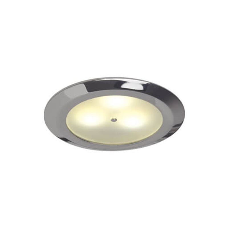 Leer LED Downlight, Chrome, WW/Red, 10-30VDC Master (Dimmable), IP20