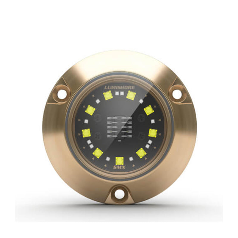 Lumishore M-Series Supra SMX23, White/Blue, 30W 12VDC, Bronze