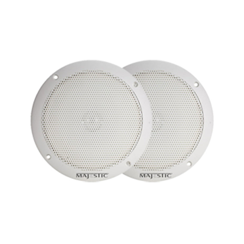 Waterproof Speaker, 6", 1" Deep, White