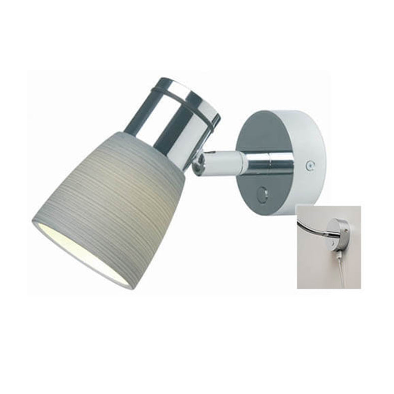 Munich, Chrome with Titanium Glass Shade Dimmer, 3 x 1W Warm White LEDs, 10-30VDC