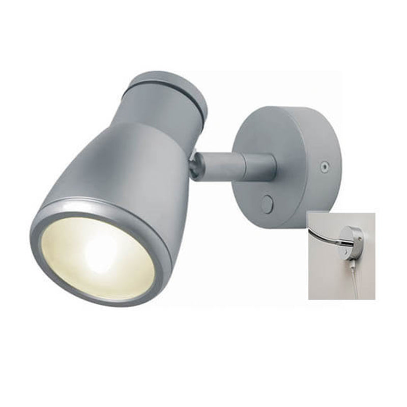 Munich, Matte Chrome w/Matte Chrome Metal Shade & USB, Dimmer, Warm
