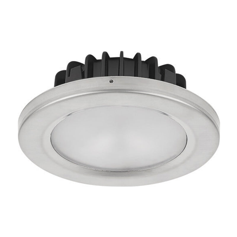 Pool PowerLED Tri-Color, 10-40VDC, Brushed SS, Red/Blue/Cool, 5.0W, IP65