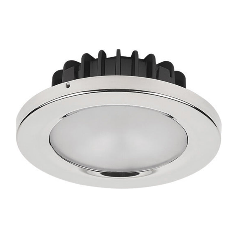 Pool PowerLED, 10-40VDC, Polished SS, Cool White/Blue, 4.7W, IP65