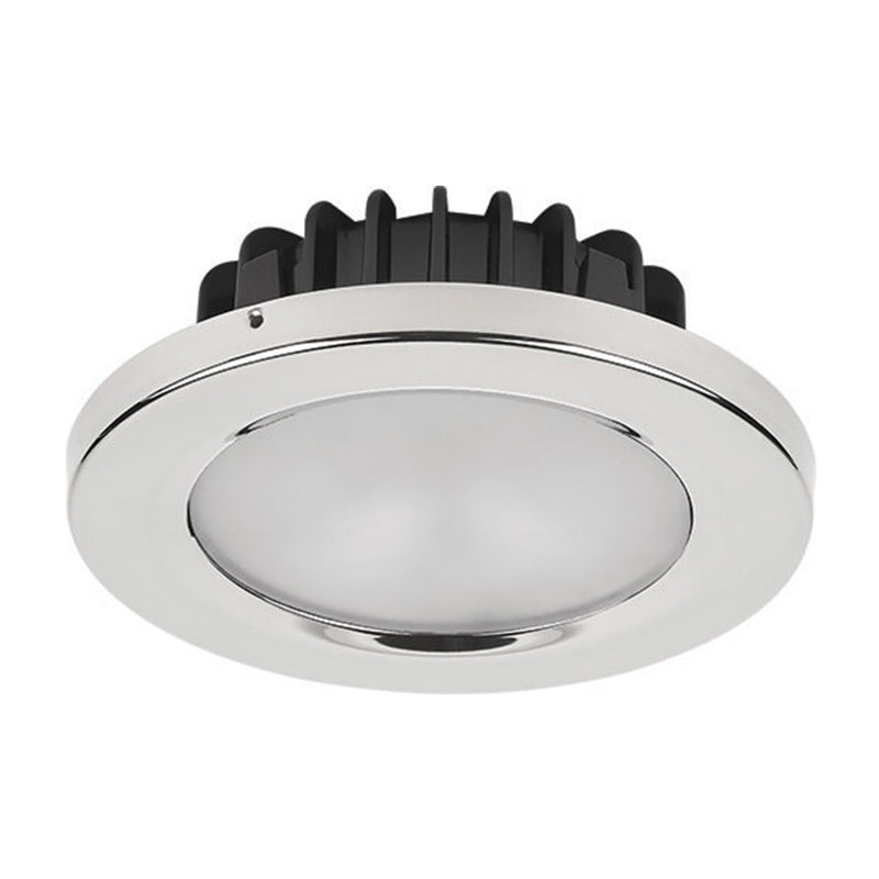 Pool PowerLED, 10-40VDC, Polished SS, Warm White/Blue, 4.7W, IP65