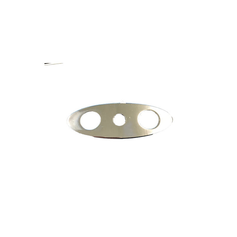 W38 mounting plate w/ ctr hole for bulkhead fitting