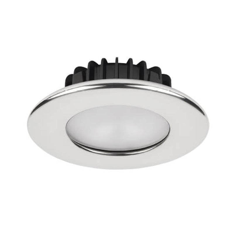 Ripple PowerLED, 10-40VDC, Polished SS, Cool White/Blue, 4.7W, IP65